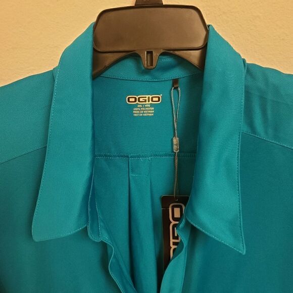 Ogio ¾ Sleeve Collared Athletic Top Size 4XL - NWT - Picture 2 of 3